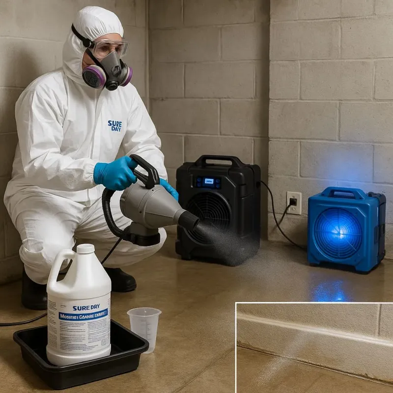 Sanitization and Odor Removal process in Brass Castle, NJ