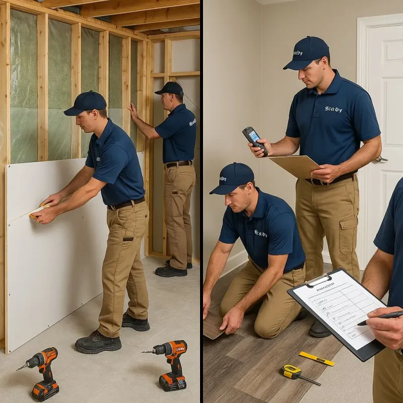 Repairs and Reconstruction process in Brass Castle, NJ