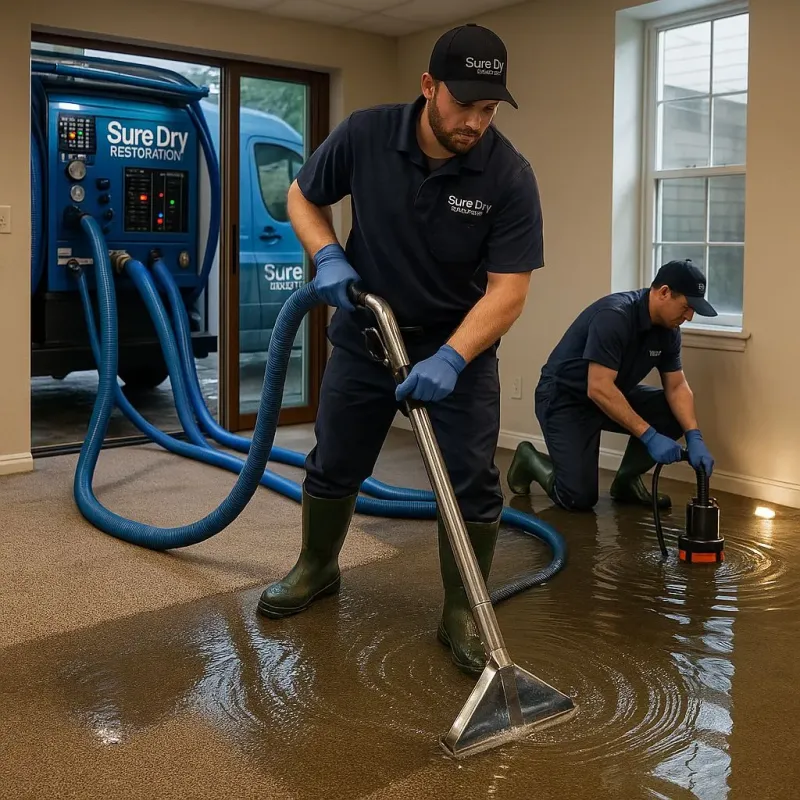 Water Extraction and Removal process in Brass Castle, NJ